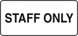 G 734 — GENERAL - STAFF ONLY